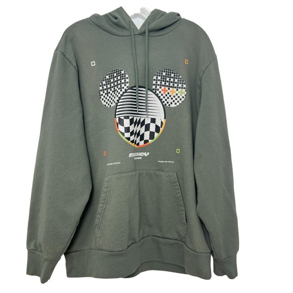 Disney Mickey Mouse Forverer Young Forever True pullover fleece men's sweater XL - Picture 2 of 5